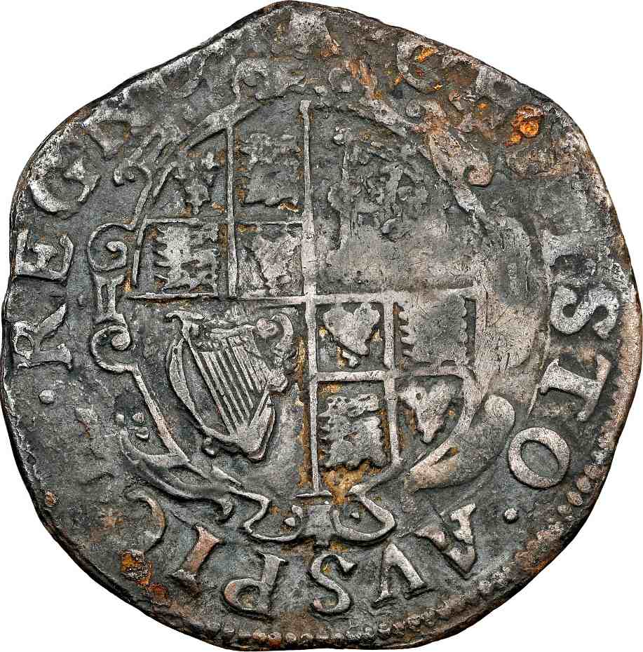 NGC VF Details, Charles I (1634-35) Shilling S-2791  - Image 2 of 3