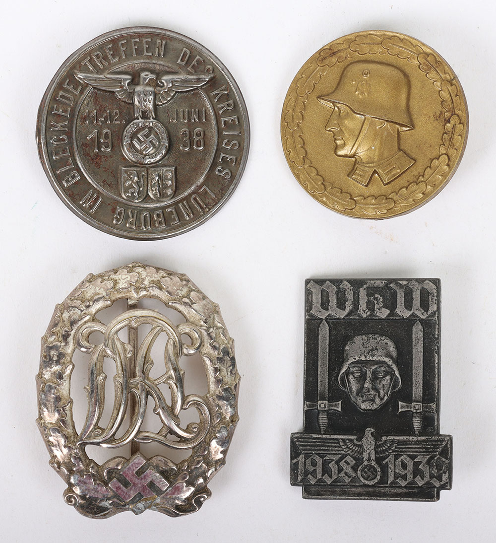 Third Reich German DRL Silver Badge and Day Badges - Image 3 of 5
