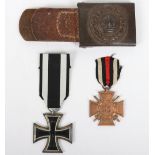 WW1 German Iron Cross and Buckle