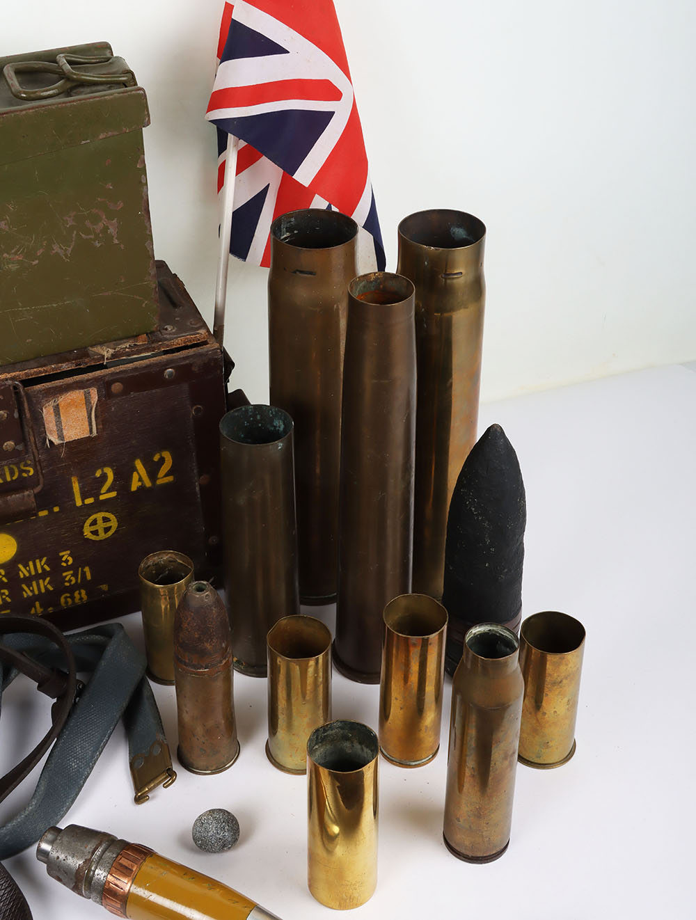 Shell Cases and militaria - Image 3 of 10