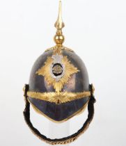 Miniature Hampshire Carabiniers Officers 1871 Dress Helmet
