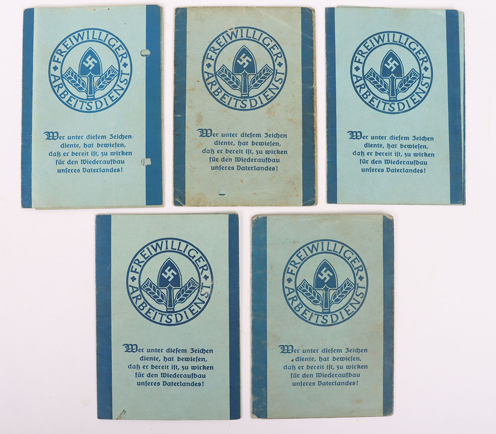 Third Reich German RAD Labour Service Identity Cards - Image 2 of 6