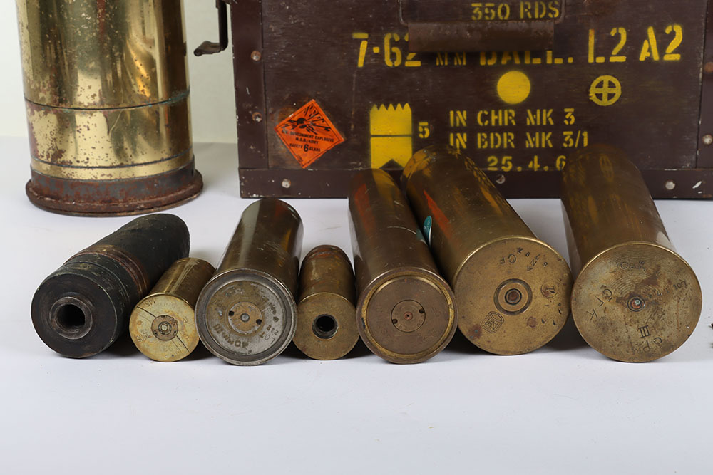 Shell Cases and militaria - Image 8 of 10