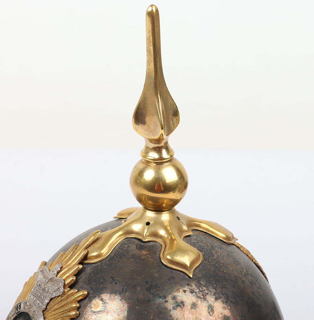 Miniature Hampshire Carabiniers Officers 1871 Dress Helmet - Image 8 of 8