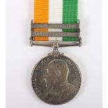 A single Kings South Africa medal to the Royal Scots Fusiliers