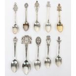 Hallmarked  Silver Regimental Spoons