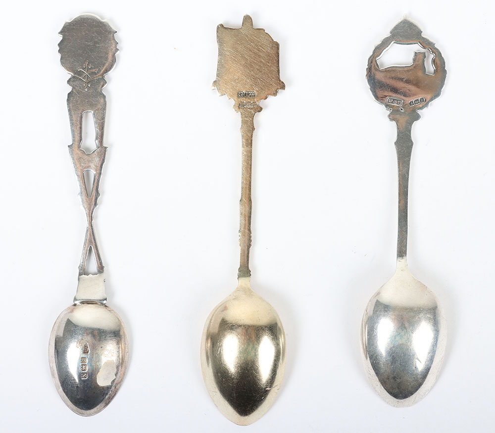 Hallmarked  Silver Regimental Spoons - Bild 6 aus 6