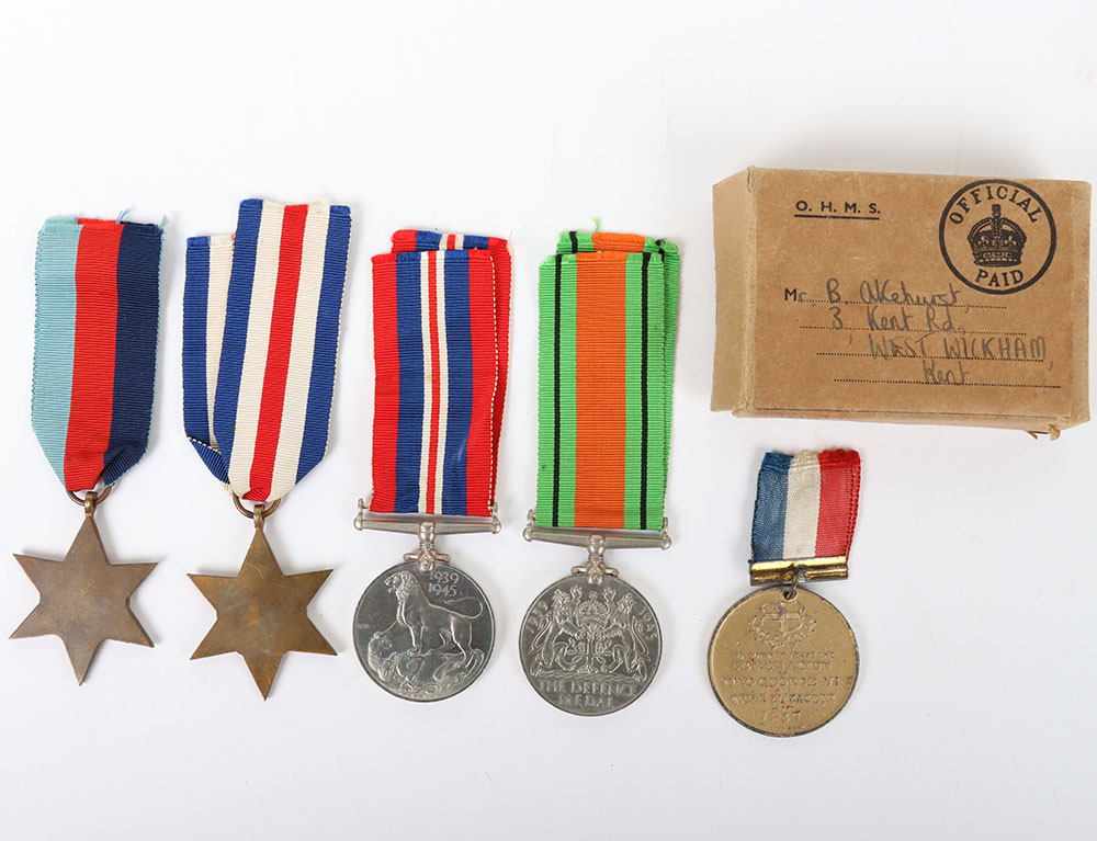 WW2 British Campaign Medal Grouping - Bild 5 aus 8
