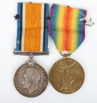 A Great War pair of medals to a Corporal in the Essex Regiment