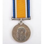 WW1 British War Medal Killed in Action 1916 Hampshire Regiment