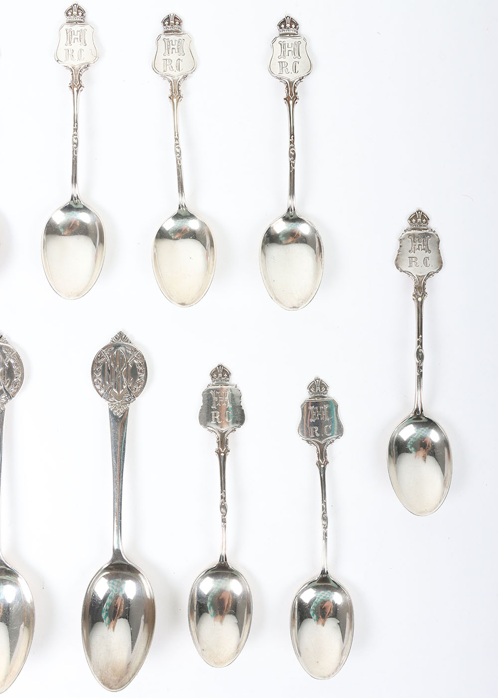 Hallmarked Silver Shooting Spoons - Bild 4 aus 8