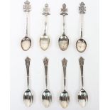 Hallmarked  Silver Regimental/ Shooting Spoons