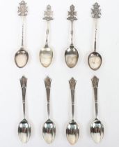 Hallmarked Silver Regimental/ Shooting Spoons