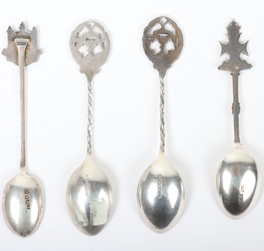 Hallmarked  Silver Regimental Spoons - Image 6 of 6