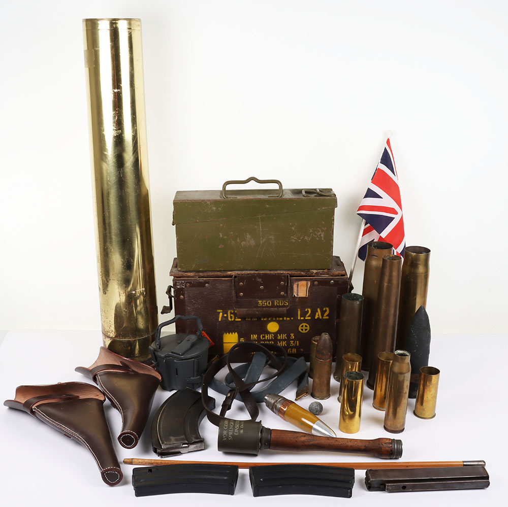 Shell Cases and militaria