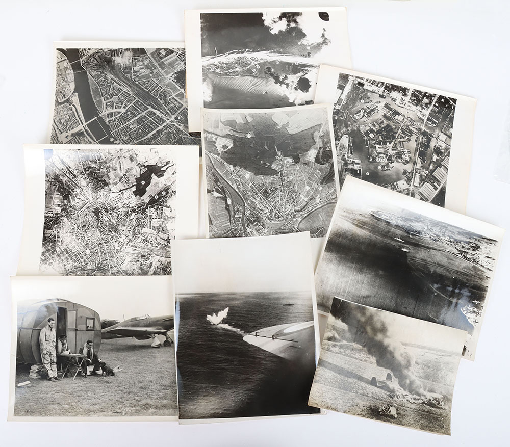 Grouping of WW2 Press Photographs of Mostly Royal Air Force and Royal Navy Interest - Image 5 of 5