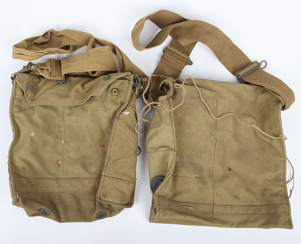 WW2 British Army Gasmask Bags - Image 2 of 6