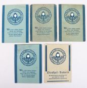 Third Reich German RAD Labour Service Identity Cards