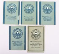 Third Reich German RAD Labour Service Identity Cards