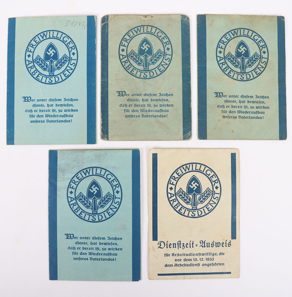 Third Reich German RAD Labour Service Identity Cards - Image 2 of 5