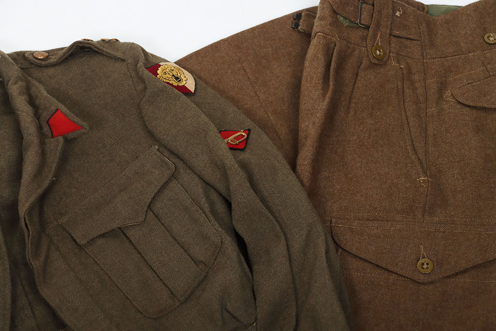 WW2 US Army Coat and other Military Clothing - Image 3 of 5