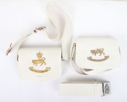 The Royal Hampshire Regiment Bandsman Cross Belt and Pouch