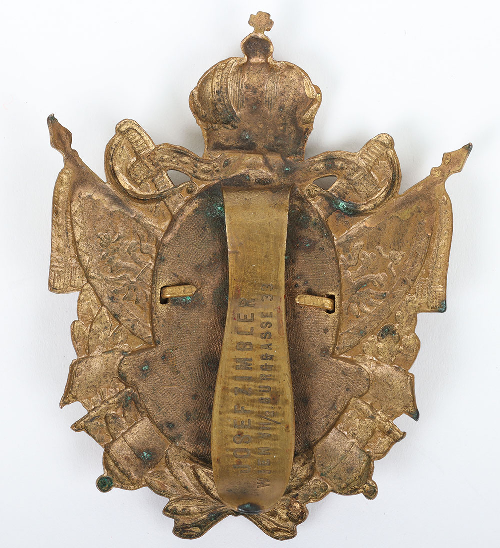 WW1 Austria Hungary KuK Army Veterans league land forces badge made by Josef Zimbler - Image 2 of 3