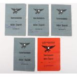 Third Reich German Hitler Youth HJ Sports Identity Cards