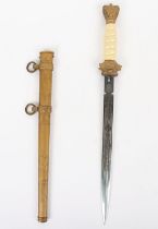 WW2 German Kriegsmarine Officers Dress Dagger by Horster