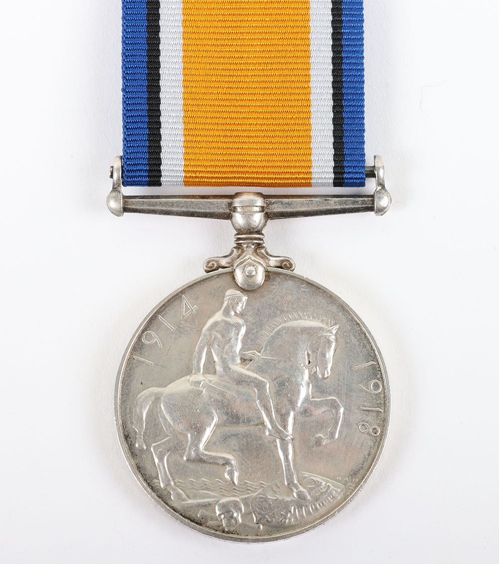 WW1 British War Medal June 1916 Killed in Action Royal Sussex Regiment, - Image 3 of 3