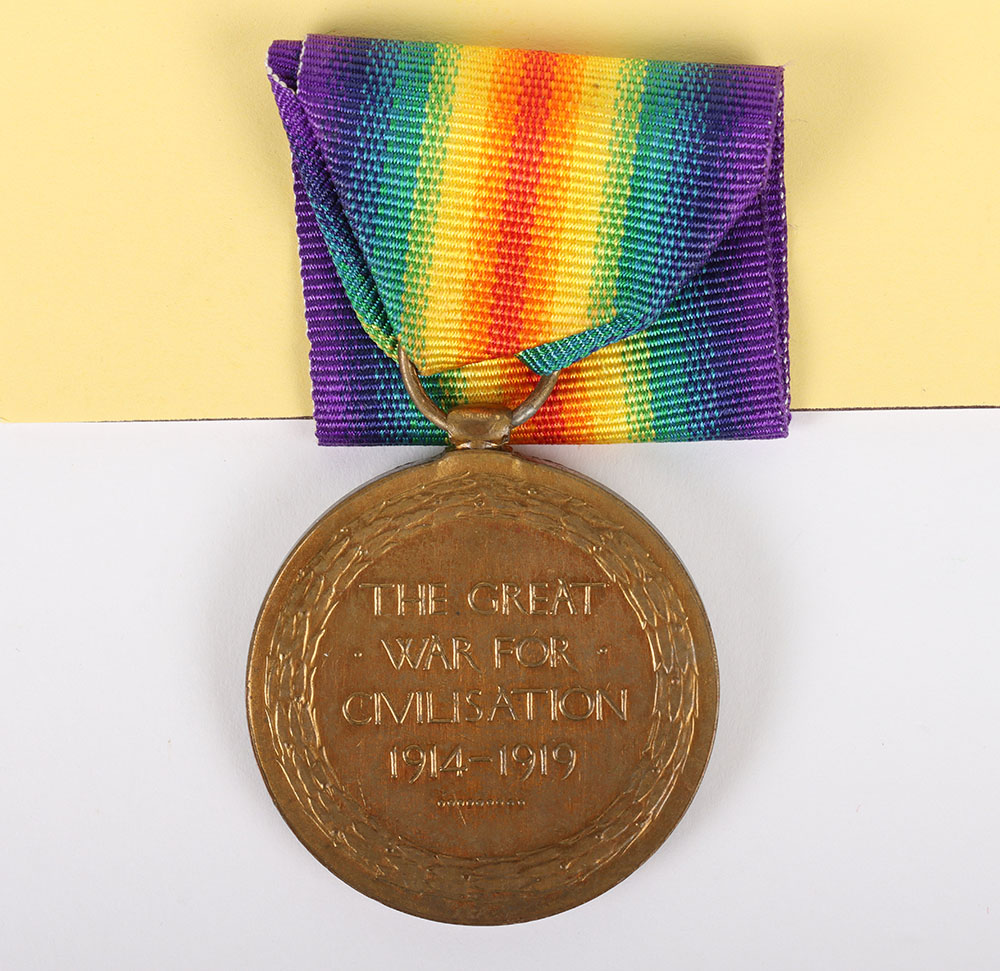 A Great Var Victory medal to the Hampshire Regiment - Image 3 of 4