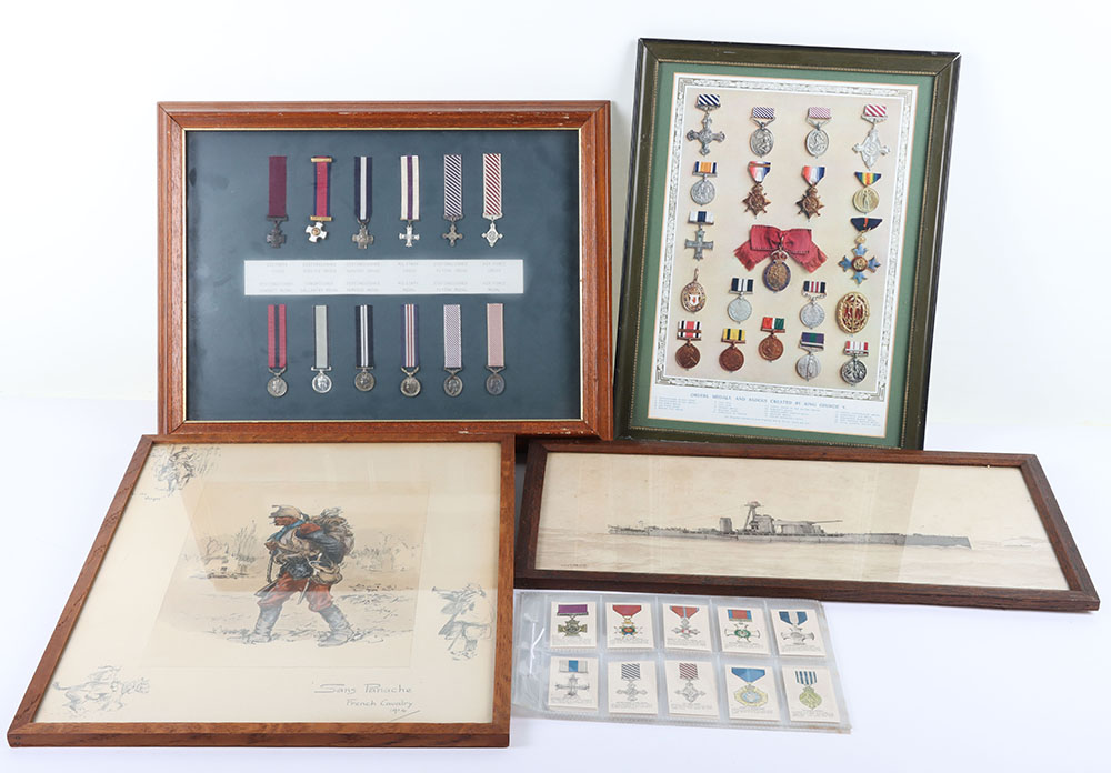 Military Framed Miniature Medals