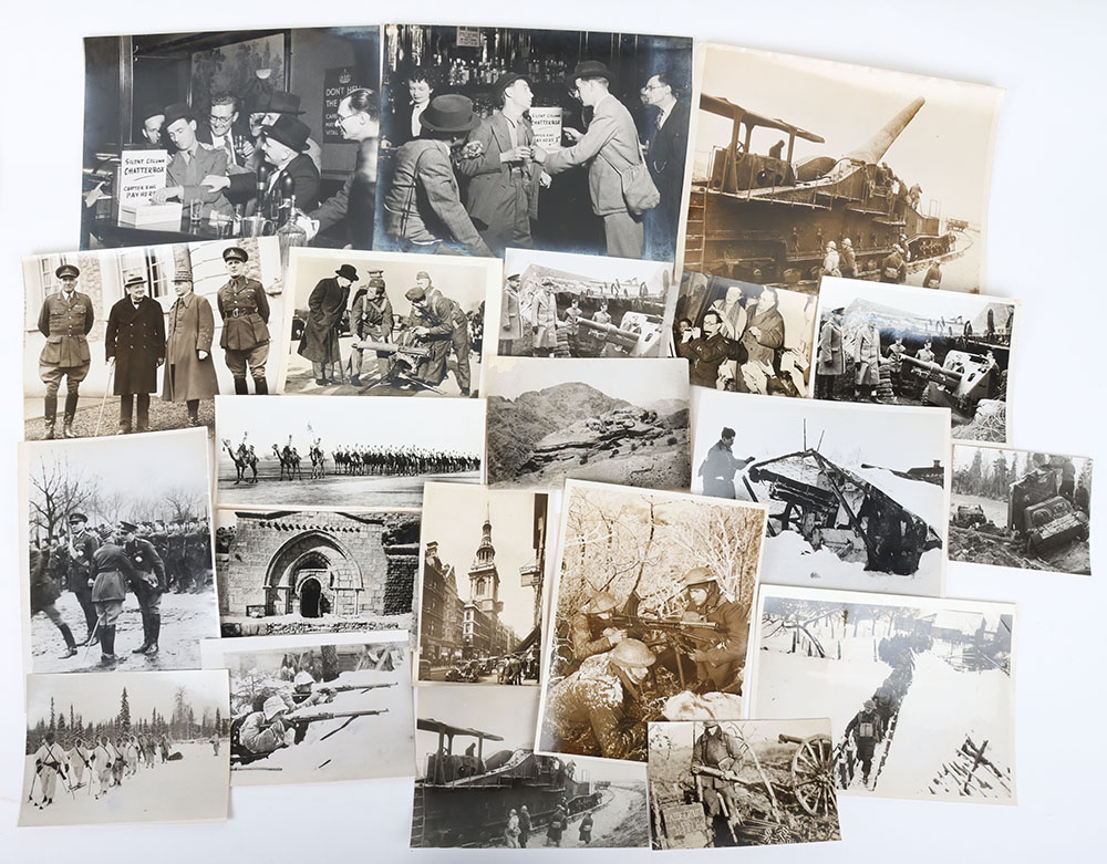 Grouping of WW2 Press Photographs - Image 2 of 2