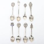 Hallmarked  Silver Regimental Spoons