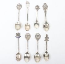 Hallmarked Silver Regimental Spoons