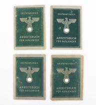 German Third Reich Foreigner Workbooks