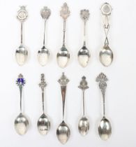 Hallmarked Silver Regimental Spoons