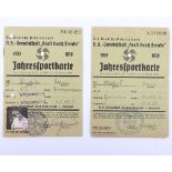 Third Reich German KDF Sports Cards