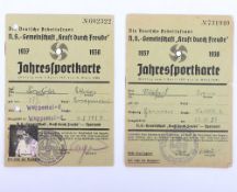 Third Reich German KDF Sports Cards
