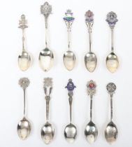 Hallmarked Silver Regimental Spoons