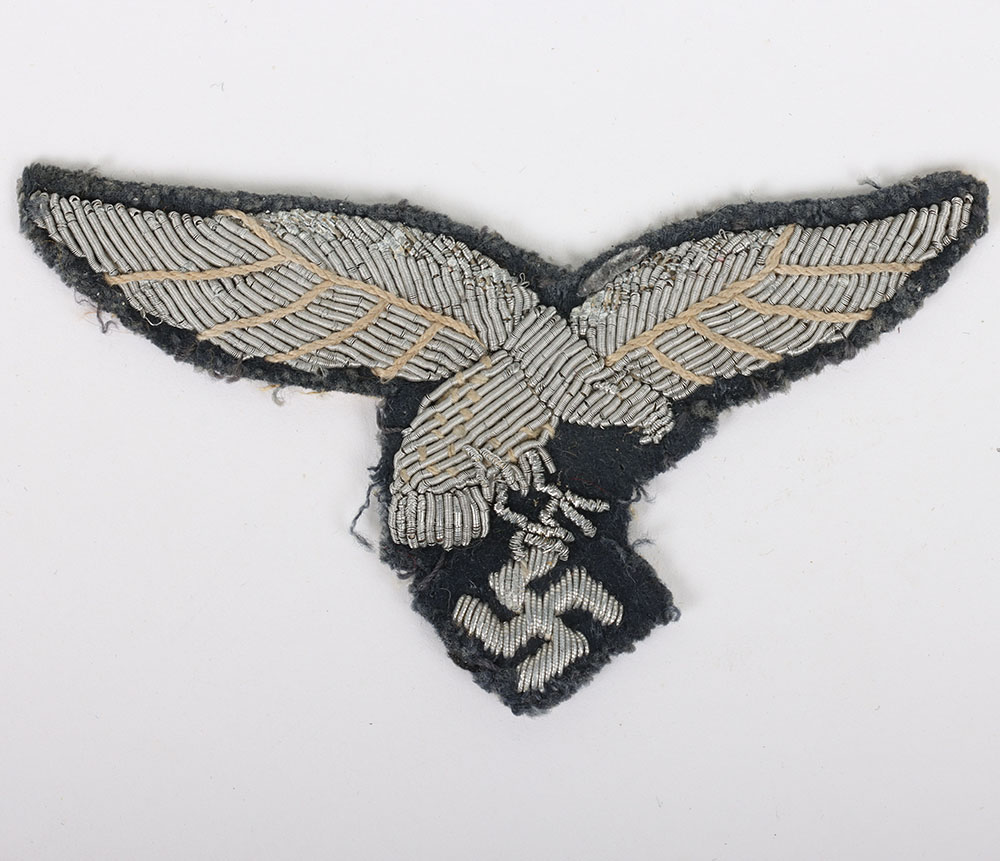 WW2 German Luftwaffe Officers Breast Eagle - Image 2 of 3