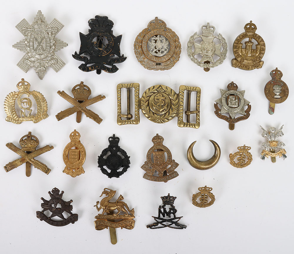 Selection of Military cap badges