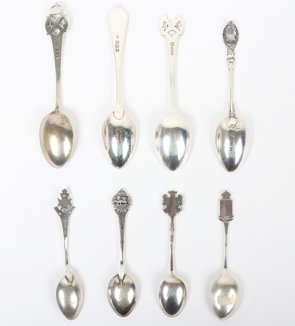 Hallmarked  Silver Regimental Spoons - Image 4 of 6