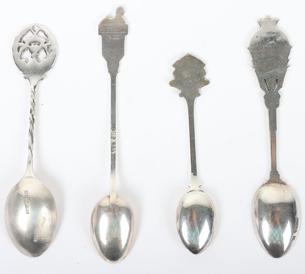 Hallmarked  Silver Regimental Spoons - Image 5 of 6