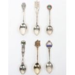 Hallmarked  Silver Regimental Spoons