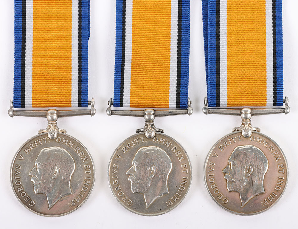 3x WW1 British War Medals