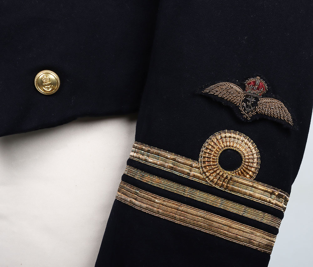 WW2 British Royal Navy Fleet Air Arm Officers Mess Jacket with Miniature Medals - Image 6 of 8