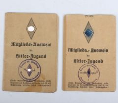 Third Reich German BDM / Hitler Youth ID Cards