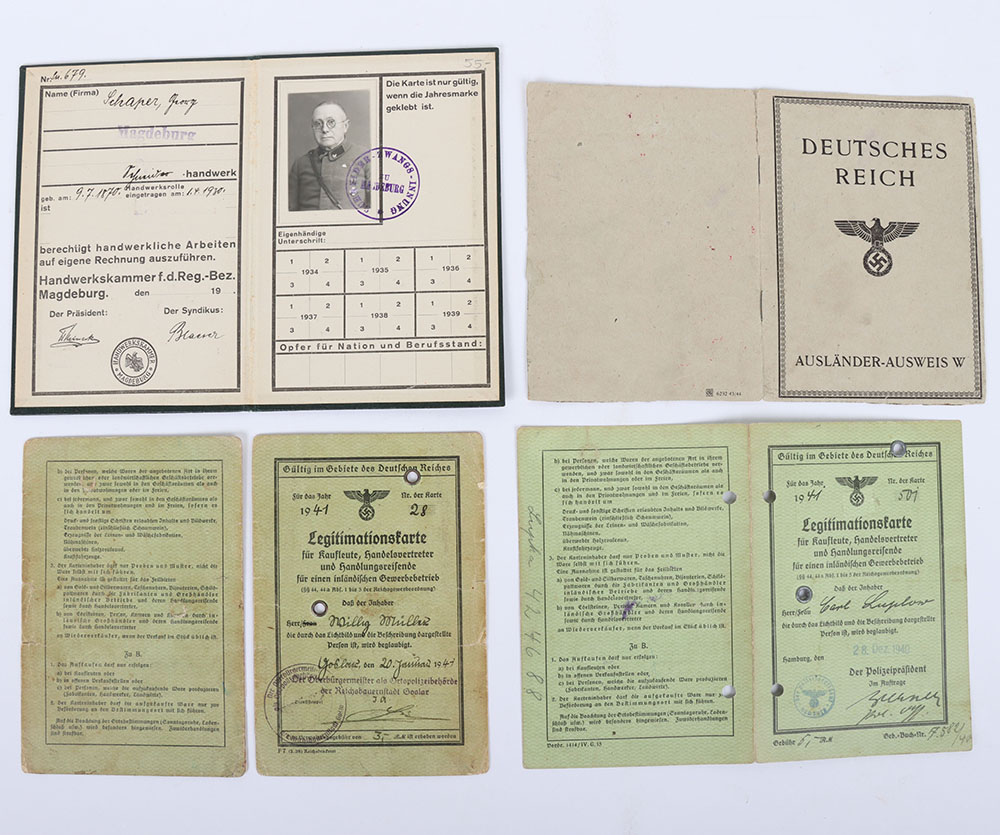 German Third Reich  Documents - Image 4 of 4