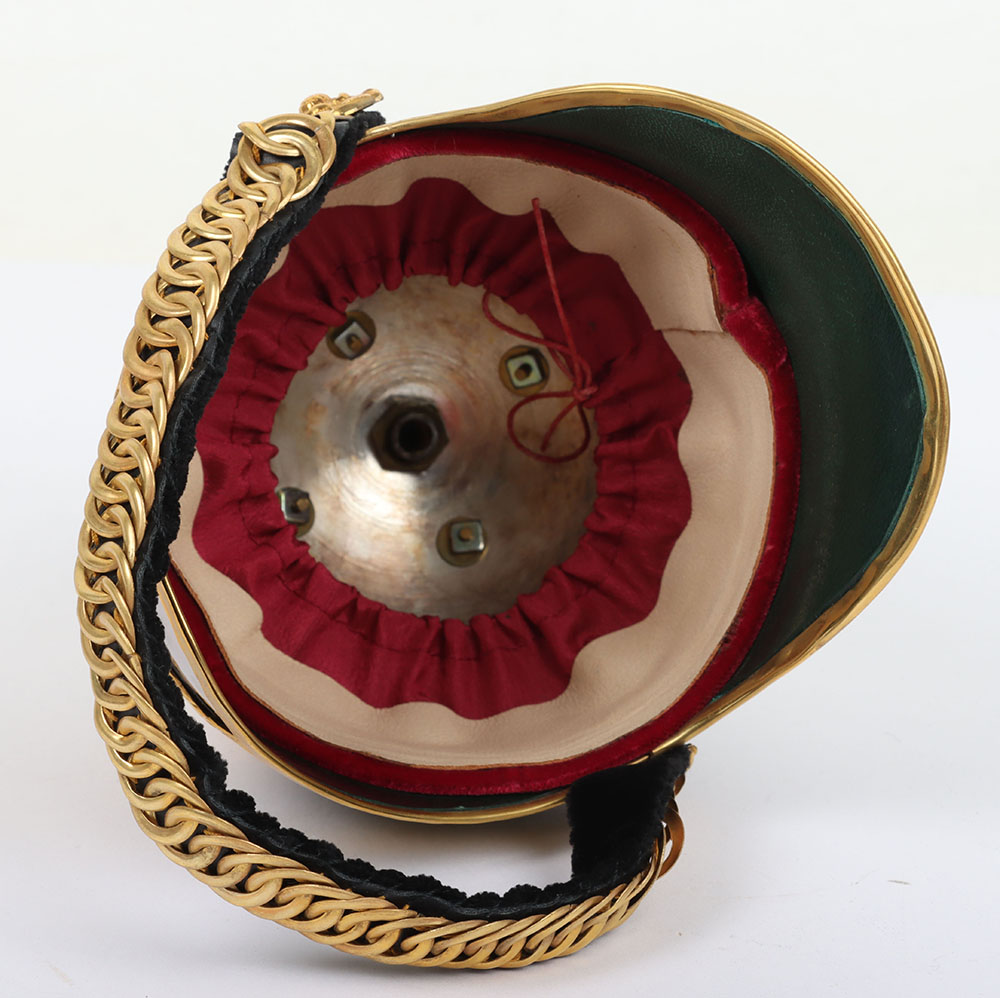 Miniature Hampshire Carabiniers Officers 1871 Dress Helmet - Image 7 of 8